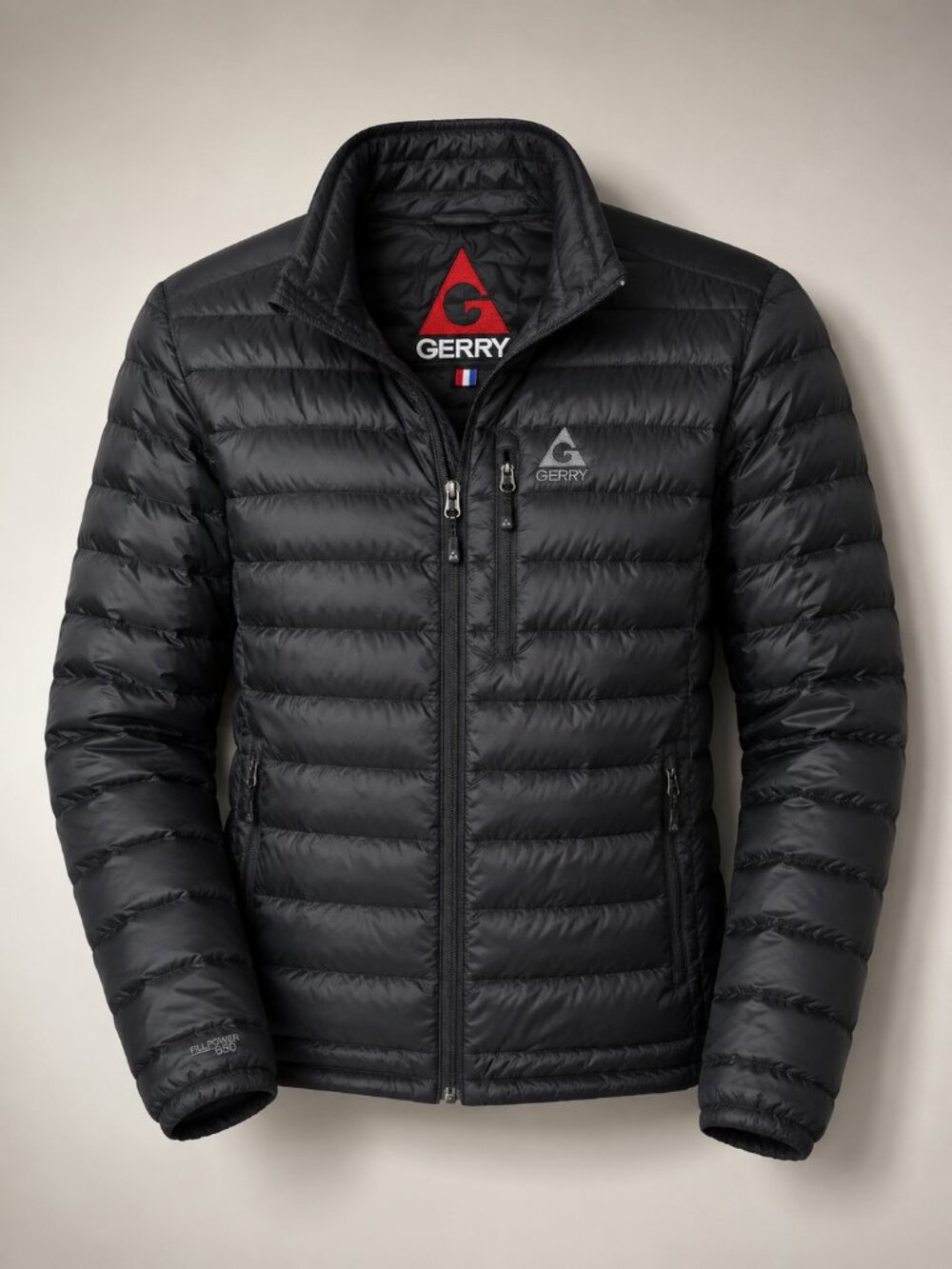 Gerry 650 Fill Power Down Puffer Jacket Men's Medium Black Lightweight Coat